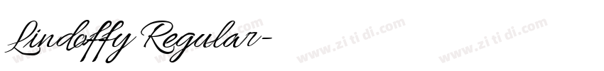 Lindoffy Regular字体转换